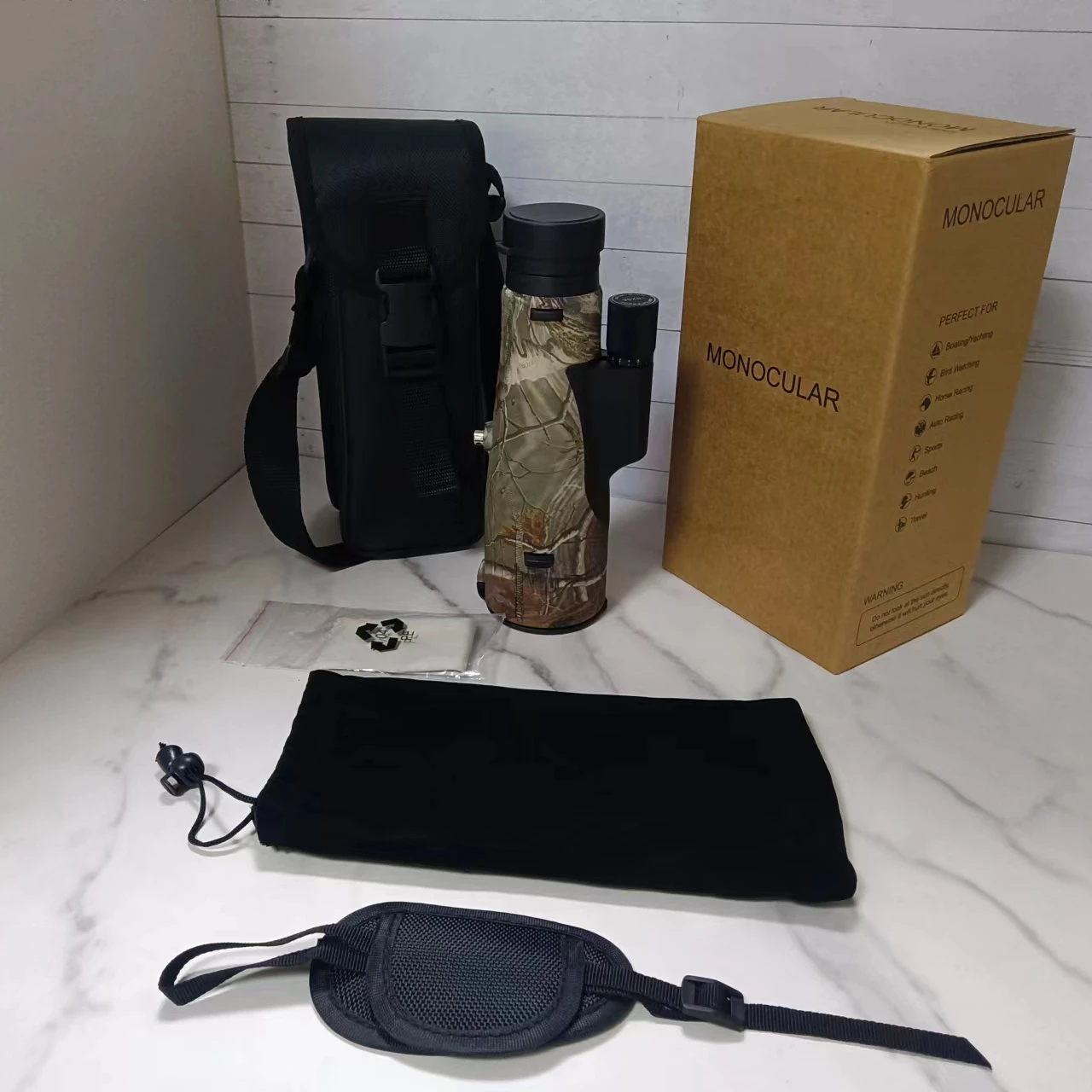 10x56 Broad View Sight Hunting Monocular Smartphone Adapter Waterproof Aluminum Spotting Scope 5mw Maximum 10x Glass Sports