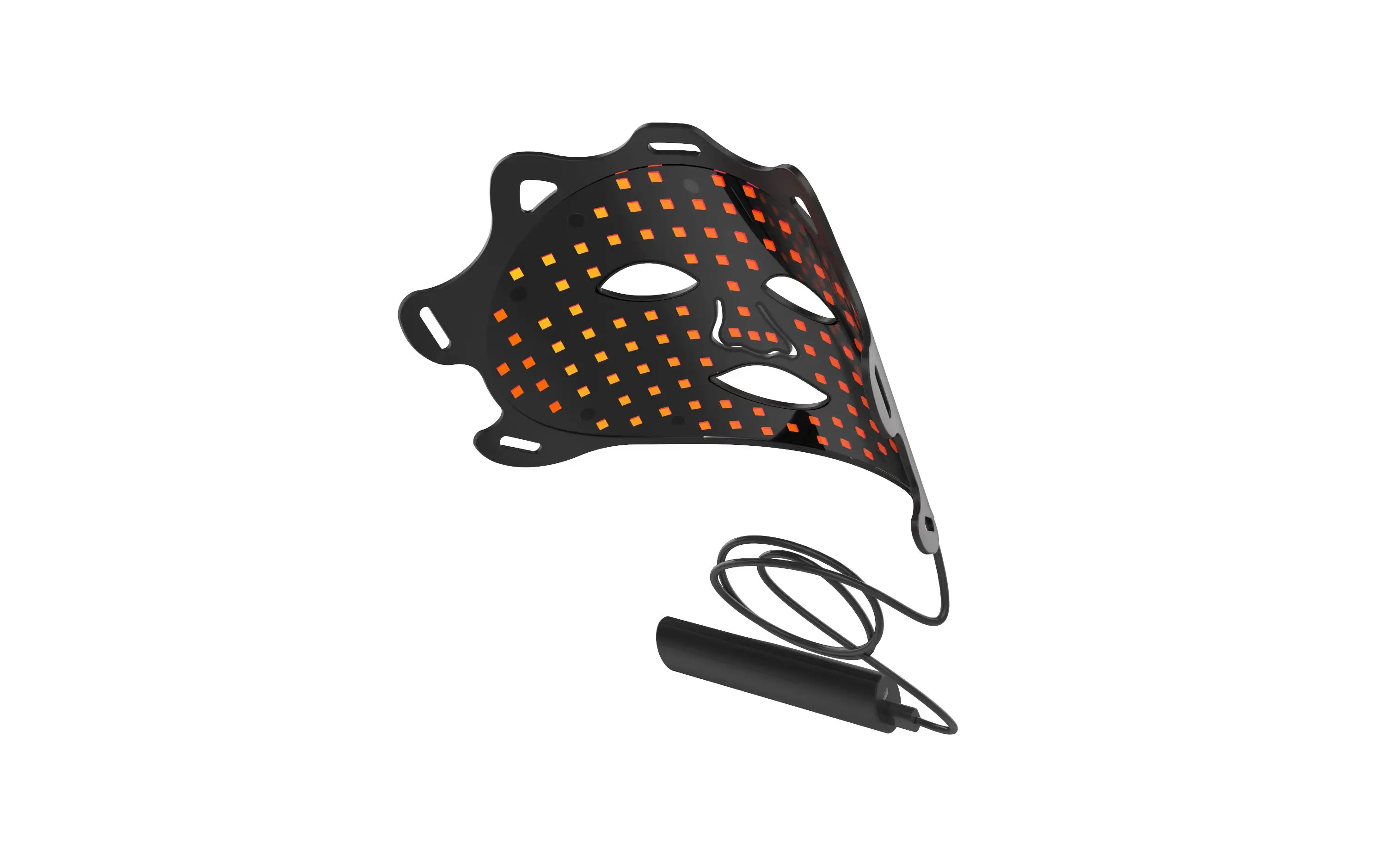 New Product 7-Color LED Silicone Flexible Face Mask for Skin Tightening & Rejuvenation with UK/ EU/ US Plugs