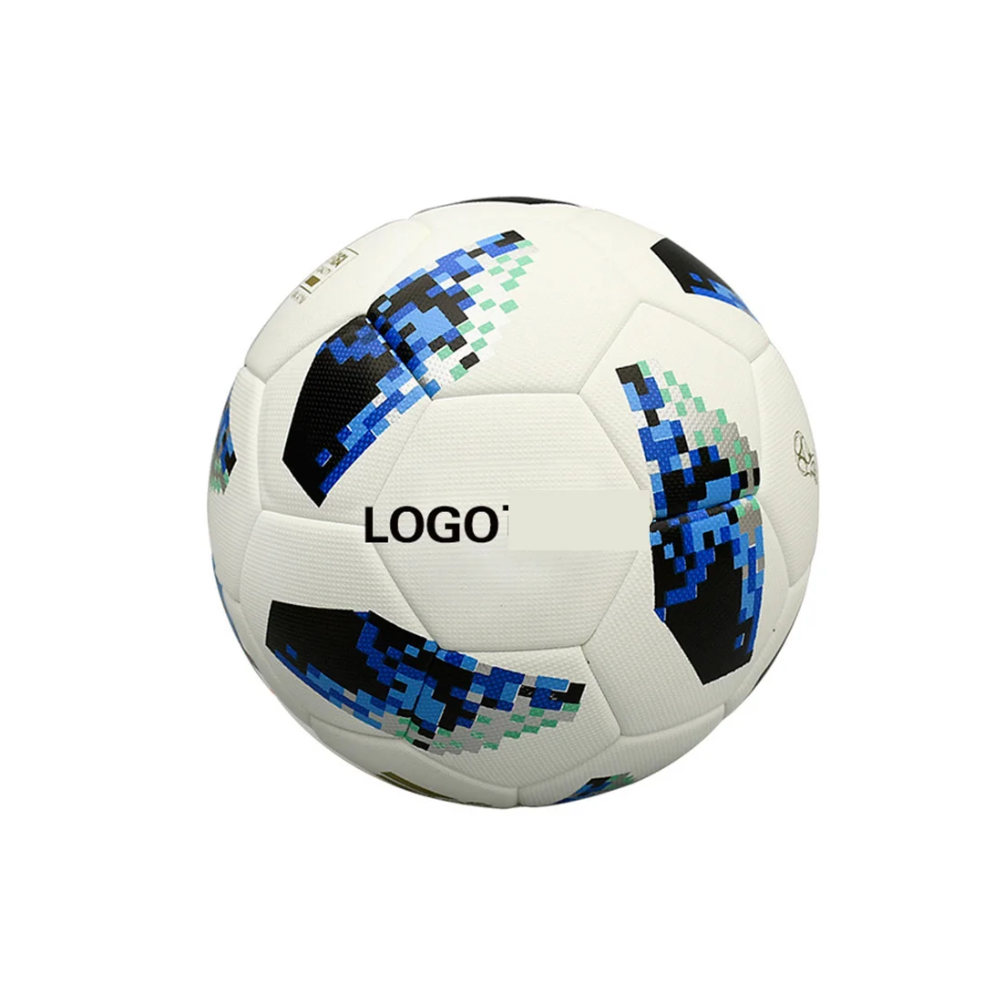 Custom Printed Outdoor Football Ball Size 5 Synthetic PU/PVC Laminated Official Size Training Football & Soccer