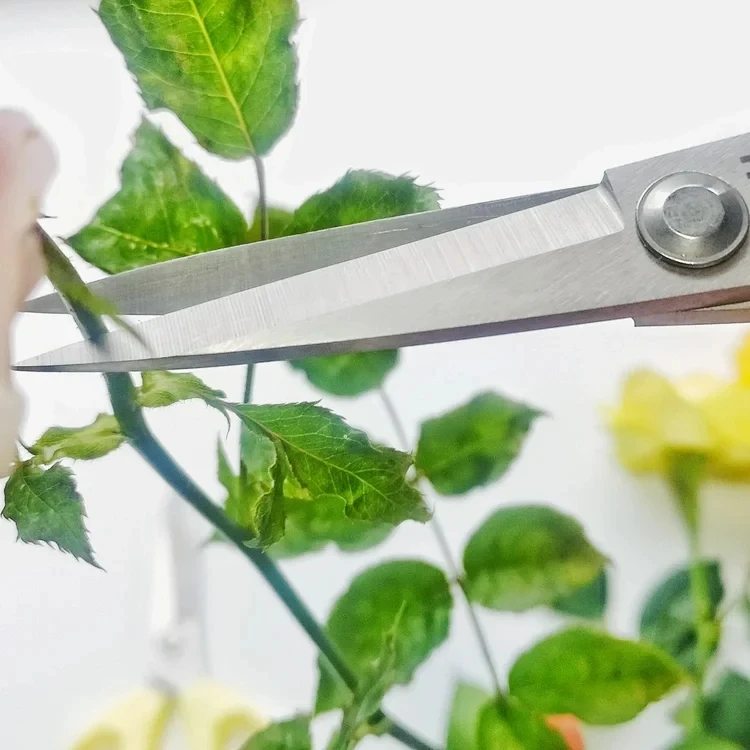 Factory Shoes Eco Friendly ABS Handle Belt Cutting Sharp Blade Stainless Steel Scissors