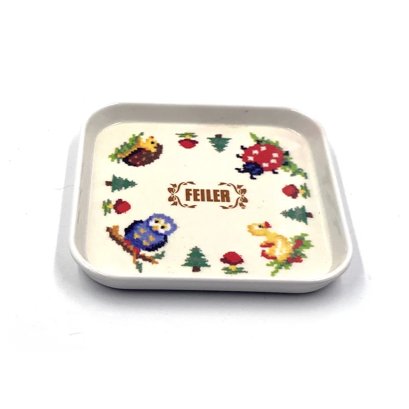 Custom design melamine coaster wholesale cheap plastic coffee drink cup mats