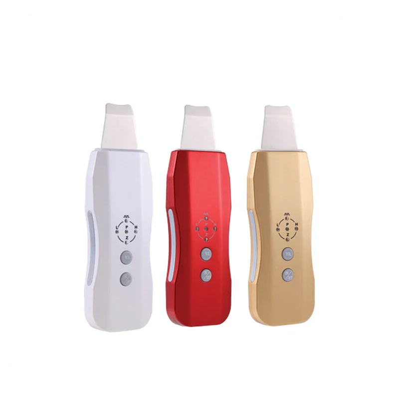 Rechargeable Ultrasonic Shovel Skin Scrubber Luxury Ultrasonic Skin Scrubber Portable Exfoliating Skin Rejuvenation Apparatus