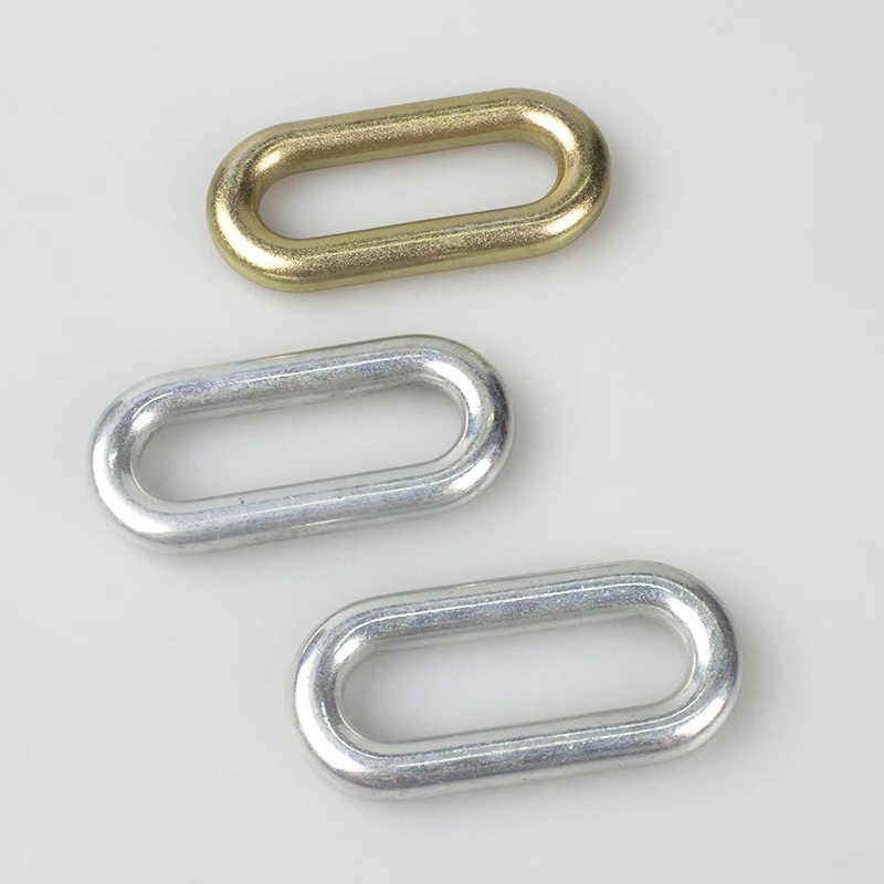 Metal Safety  O ring Forged Zinc Plated Adjustable Steel D ring