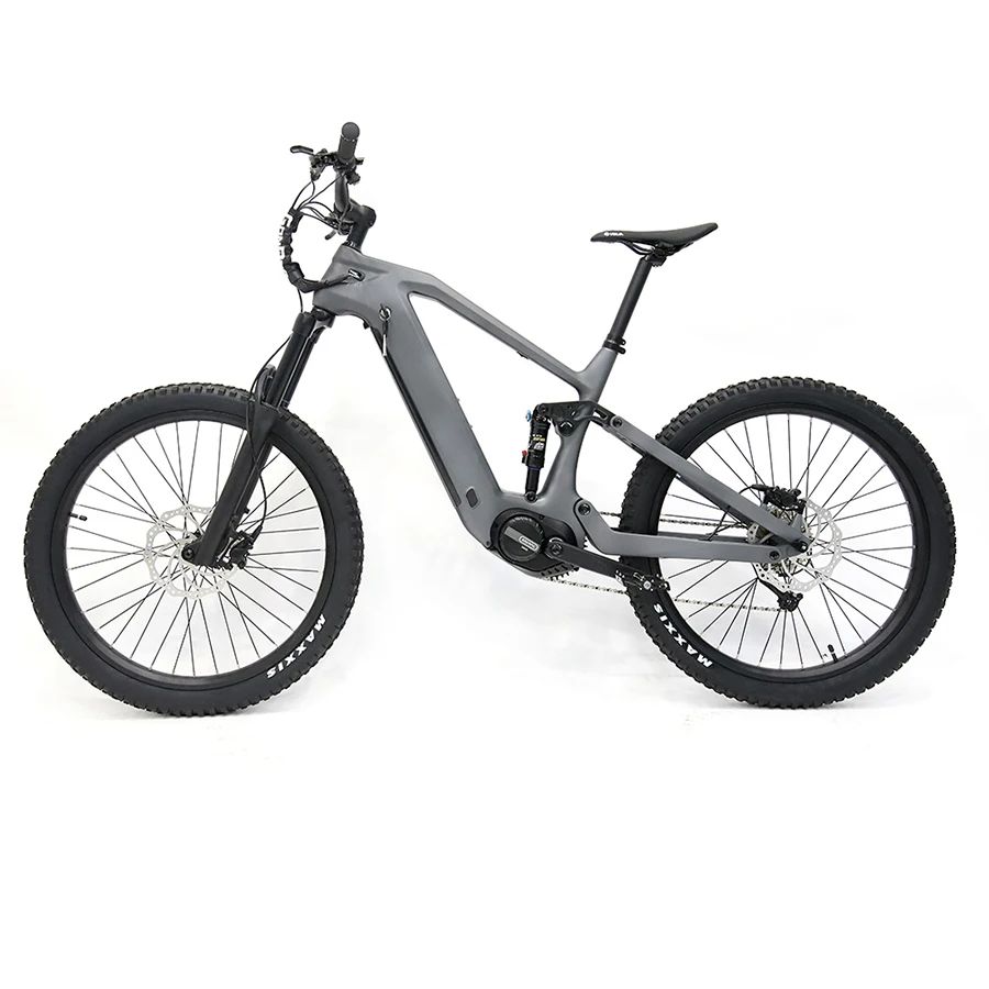 Panther Lithium Battery 48V Aluminum Alloy DNM Carbon Fibre Electric Bicycle Carbon Fiber 9 Speed Central Motor