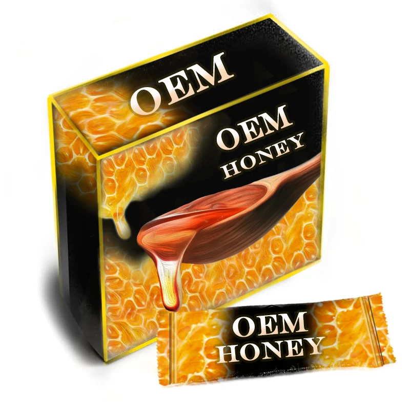 Natural jelly honey best taste pure bee honey manufacturer oem sachet