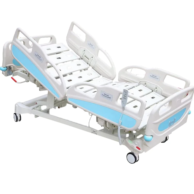 Full Electric Hospital Bed PP Rails Optional Ultra Compact Fold Home Care semi fowler bed