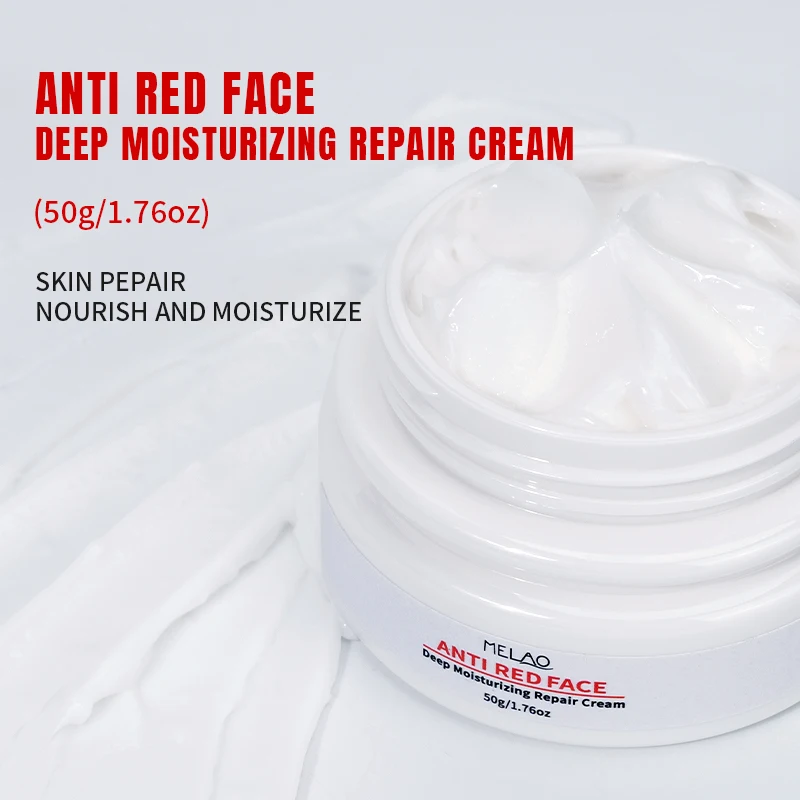 Custom Logo Sensitive Skin Hydrating Face Serum Calming Redness Relief Face Serum Deep Repairing Red Face Serum