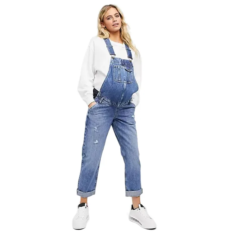 
Maternity Denim Overalls For Pregnant Women 