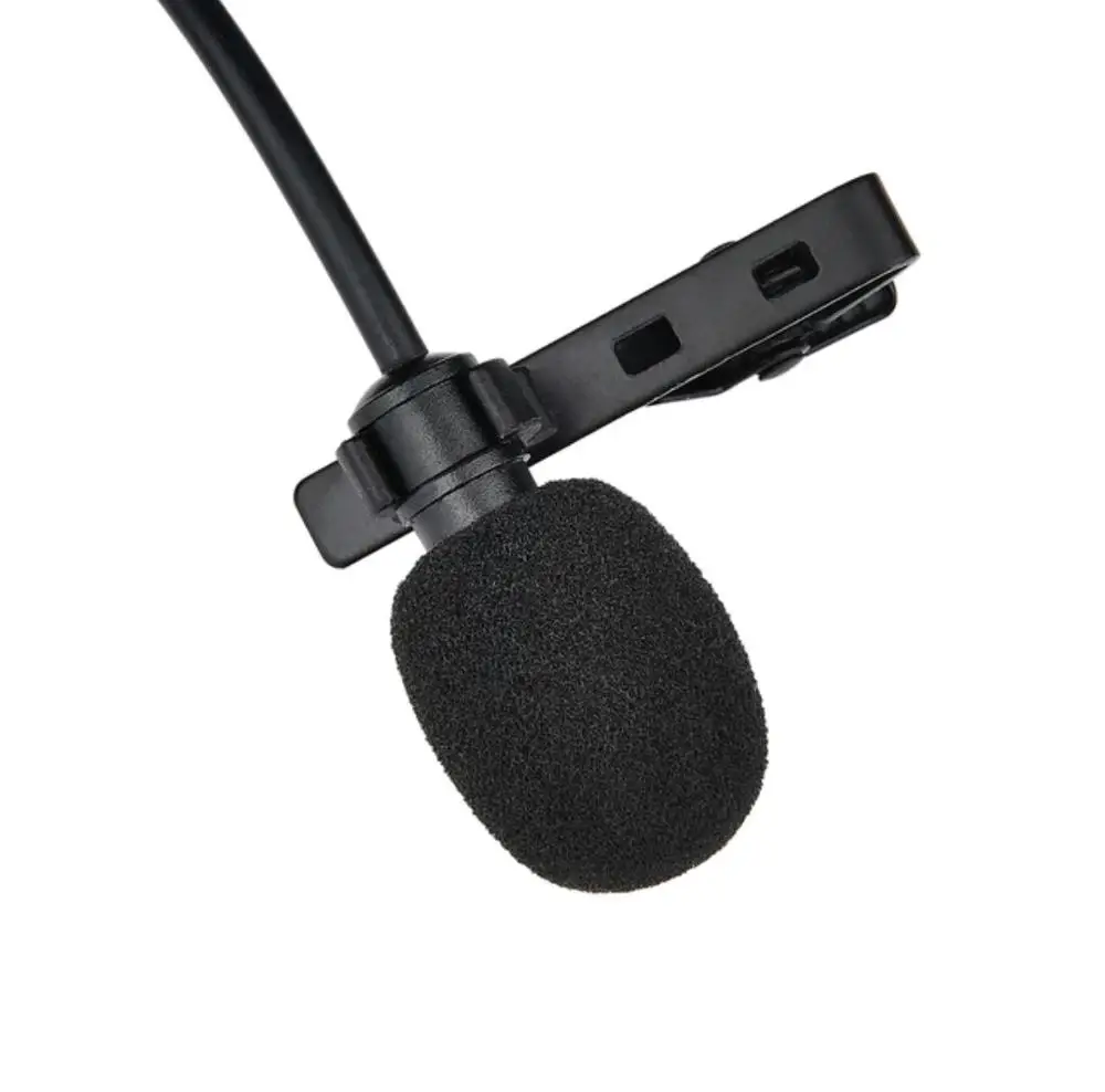With 6M Cord for Smartphone Video and DSLR Cameras Collar Microphone Mini Lapel Clip Lavalier Interview Microphone