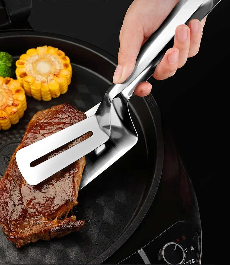 Кухонная посуда Bonny из нержавеющей стали многофункциональный утолщенный стейк и зажим для барбекю кухонная Лопата жарки