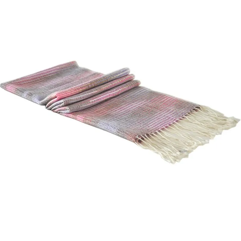 BLUE PHOENIX rainbow scarf 100% wool multiple color hijab pashmina scarf shawl tassel tallit jewish long scarf shawl women hijab