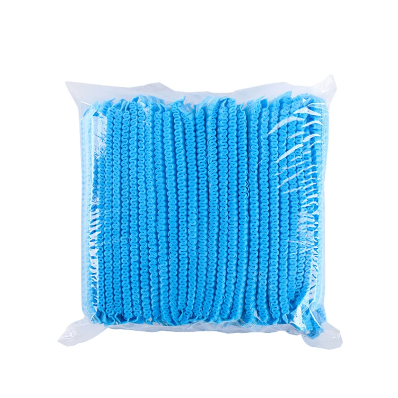 Mob Clip head cover hygiene safety non woven PP 10 gsm food process hospital use GREEN PPE personal protection equipment