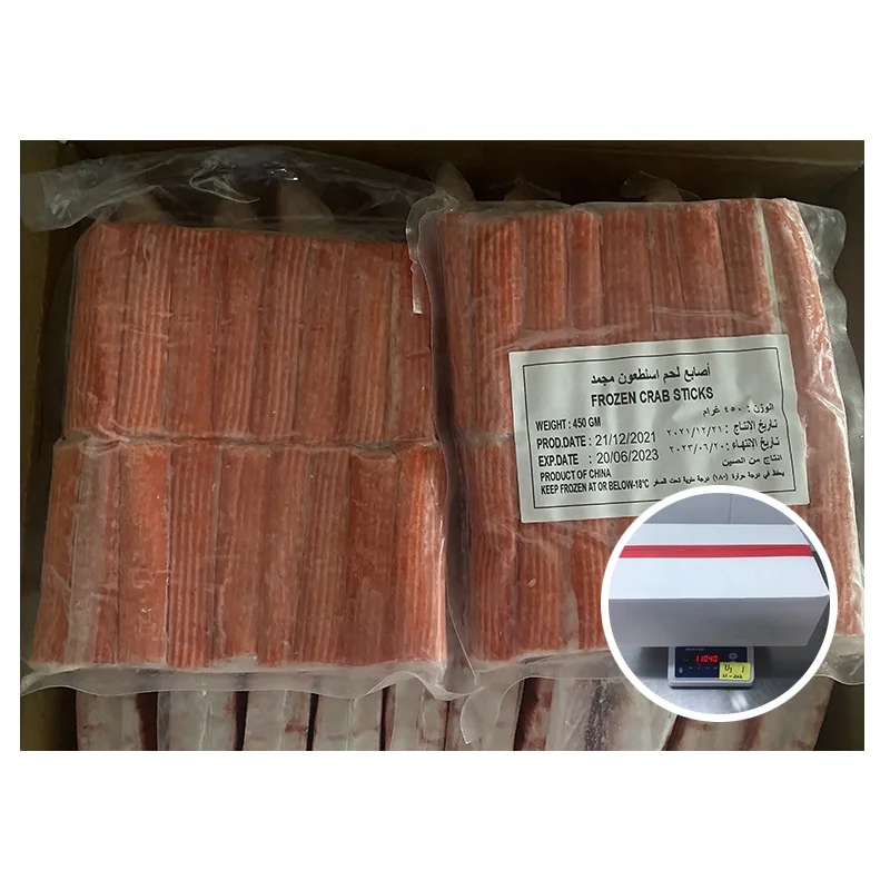 Bag Packing IQF Frozen Crab Stick