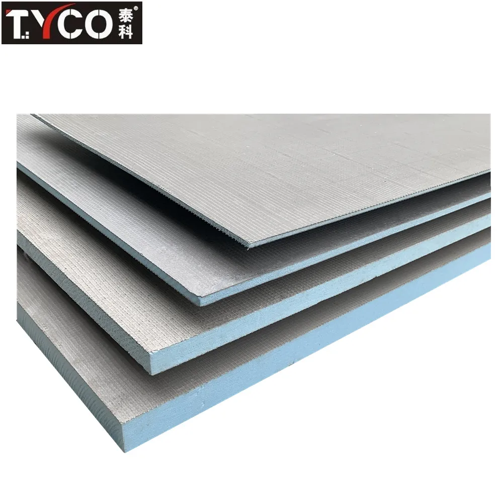 Reinforced Cement & Mesh Coated Xps Foam Board Waterproof Tile Backer Boards for Wetroom
