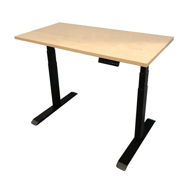 Ergonomic electric motorized office height adjustable uplift table workstation
