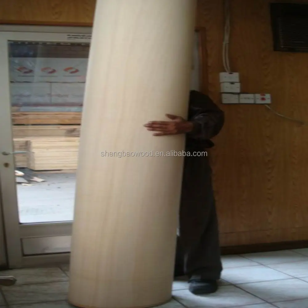 Rotary curved  bending plywood flexible plywood