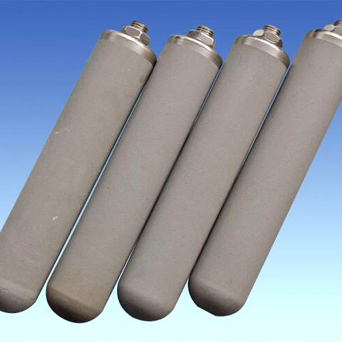 20 inch 1 micron Titanium powder sintered filter cartridge element for water desalination