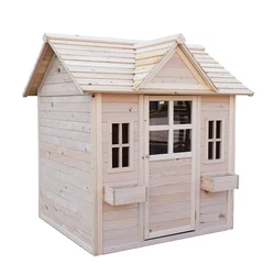 Children Wooden Outdoor Playhouse With Window