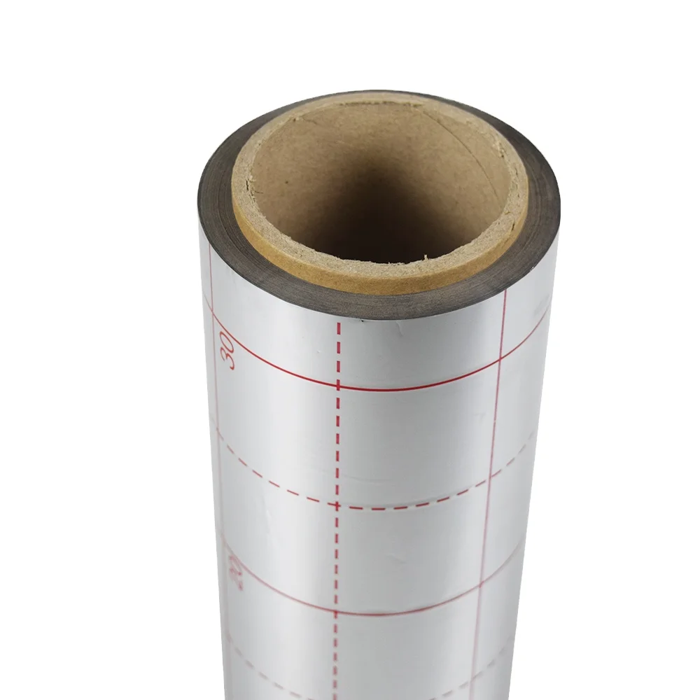 silver metalized pet coated pe aluminized reflective film for hot pressing  peal cotton thermal insulation material
