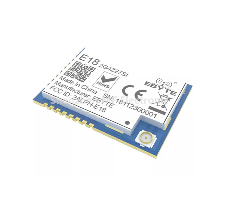 Hot Sale ZigBee Wireless Module E18-2G4Z27SI 2.4g 2.4GHz 27dBm 8051 MCU Core with IPEX Antenna