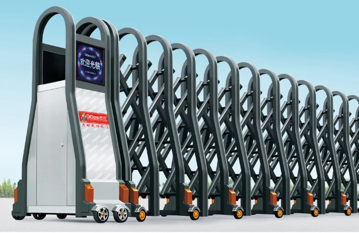 Sliding Gate Remote Control Aluminum Industrial Customized Electric Gate Automatic Outdoor Retractable Fence Customized Size