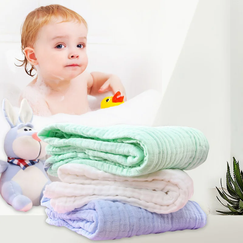 Unisex Kid Cotton Muslin Quilt 43'x 43' 100% Cotton Machine Washable Softer Lightweight Breathable 6 Layers Quit