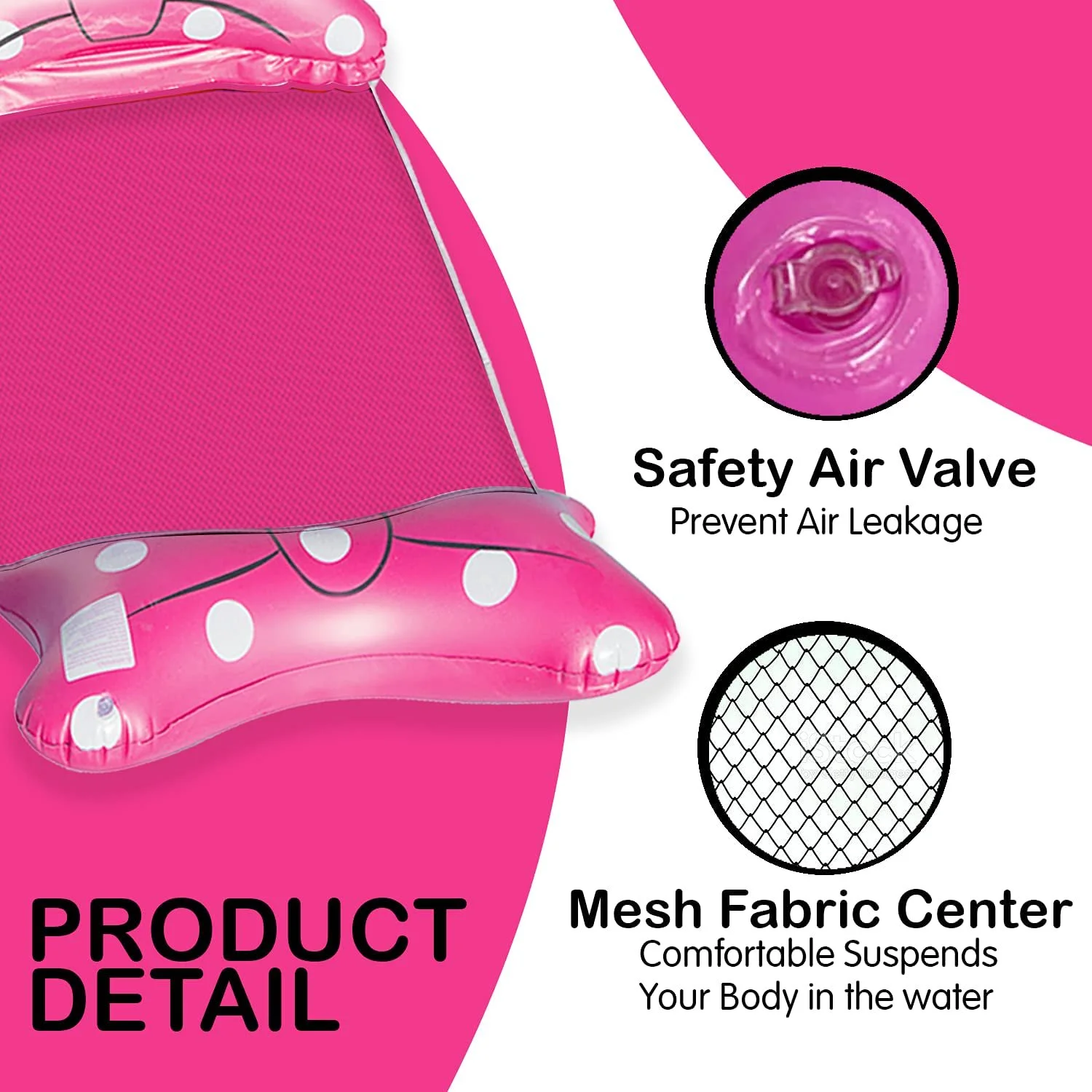 Hot wholesale PVC Inflatable Pink Pool Float For Fun Swimming Pool Toy