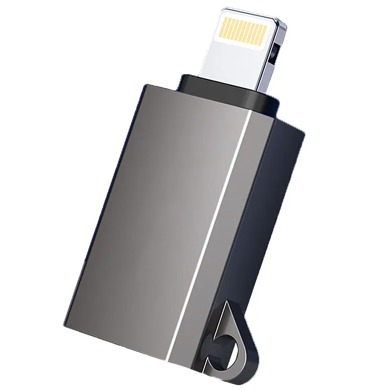 otg adapter,adapter for apple,sma usb adapter,8Pin0 to usb  adapter, male to ios 8 pin female connector otg usb adapter