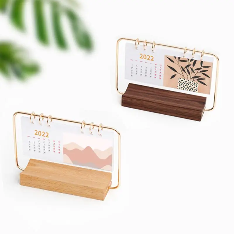 Wholesale 2024 2025 Custom Logo Printing Table Desk Calendar Calendar Printing Monthly Stand Flip Wall Calendar Business Gifts