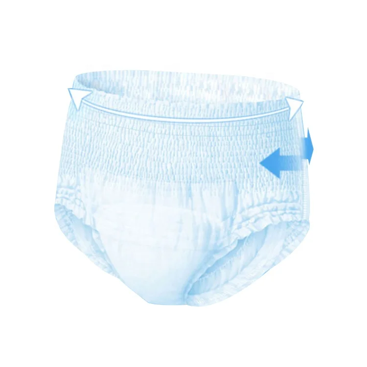 Super Brand Disposable Adult Diaper Soft Super Absorbent ISO Menstrual Pants for Travel or Business XXL Size for Ladies Girls