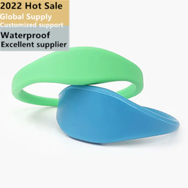 Cmrfid 125khz Silicone Rfid Wristband Bracelet Dual Chip Tk4100 T5577 Adjustable 13.56mhz Nfc Rfid Ticket Hand Wrist Band