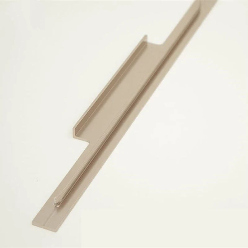 Furniture Hardware Accessories Edge Profile Handle Aluminum Kitchen Cabinet Wardrobe Handle
