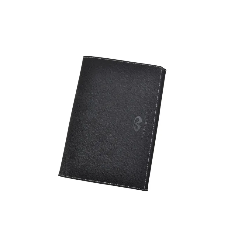 2024 New Custom Expand Leather Personal Organizer Notebook A5 Cover Travel File Holder Car service bookcase