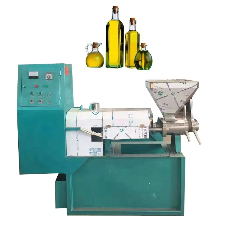 Stainless steel screw Sunflower Oil press machine palm coconut oil extraction machine with Filter