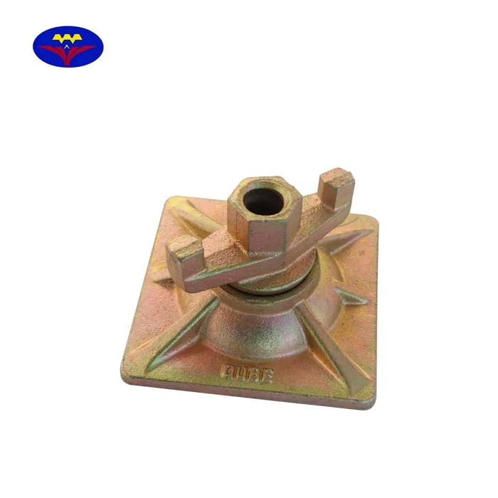 Casting Dome Nut Plate with Swivel Wing Nut for Concrete Wall Formwork
