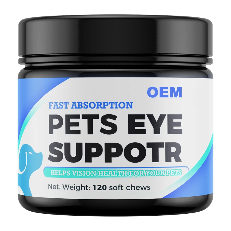 OEM&ODM Eye & Vision Care Supplement for Dogs Lutein Cranberry & Omega 3 & 6 Pet Health Product