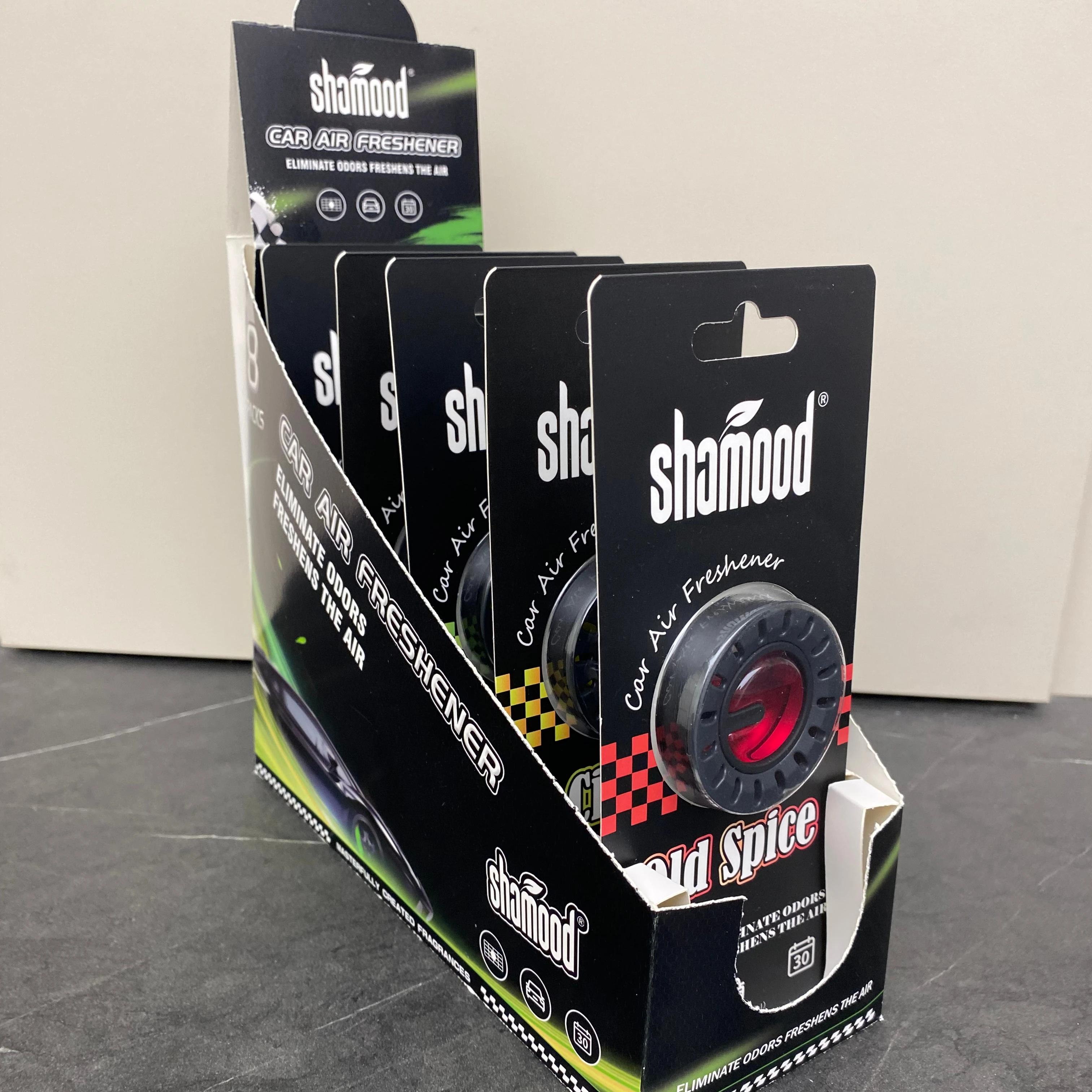 Tyre Car Vent Clip Lightning Scent Black Ice