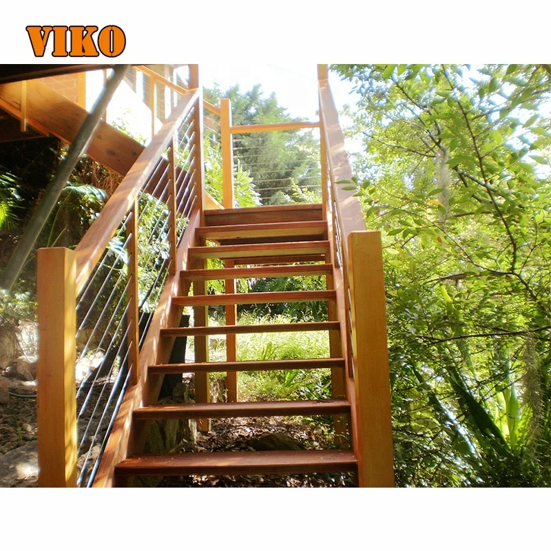 VIKO Fashional Metal Stairs Design And Mono Stringer Indoor Prefabricated Staircase