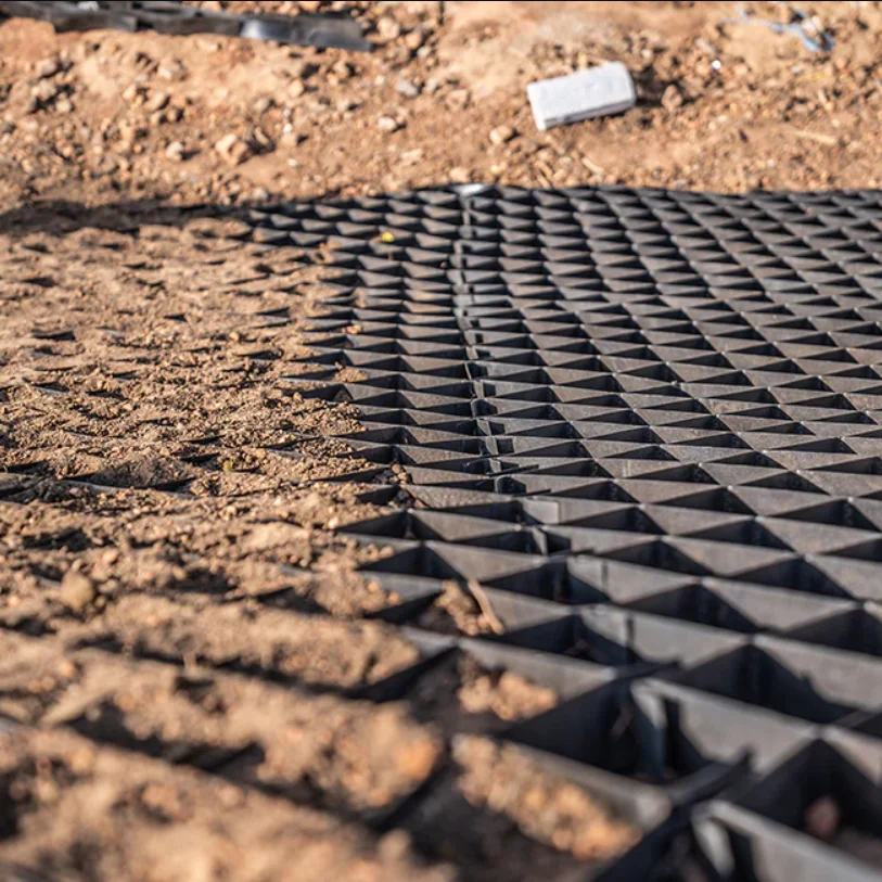 ASTM Standard HDPE Textured/Perforated Geocells for Slope/Retaining Wall/Road Reinforcement