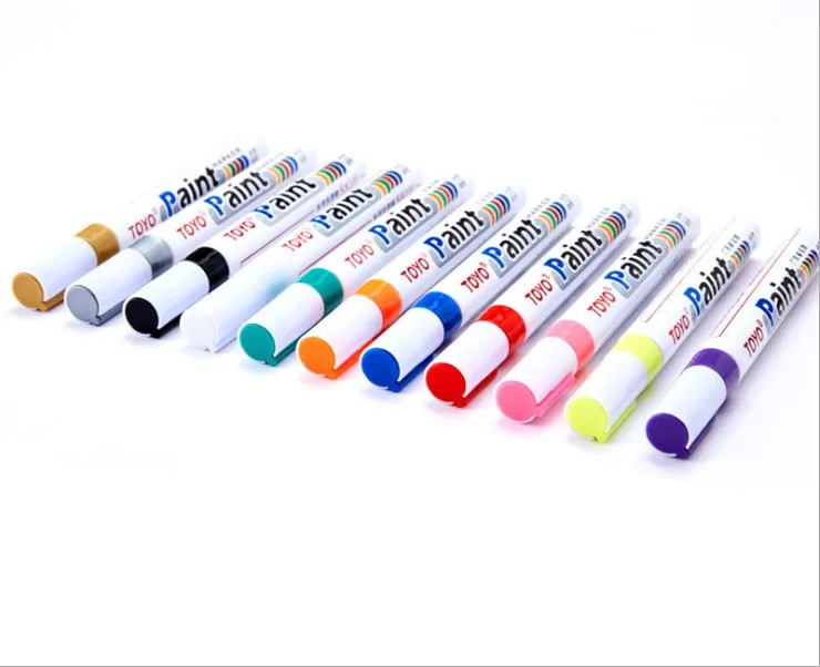 Toyo Tire Marker, Paint Markers Oil-Based Pen Permanent Waterproof Car Tire Tread Rubber Metal