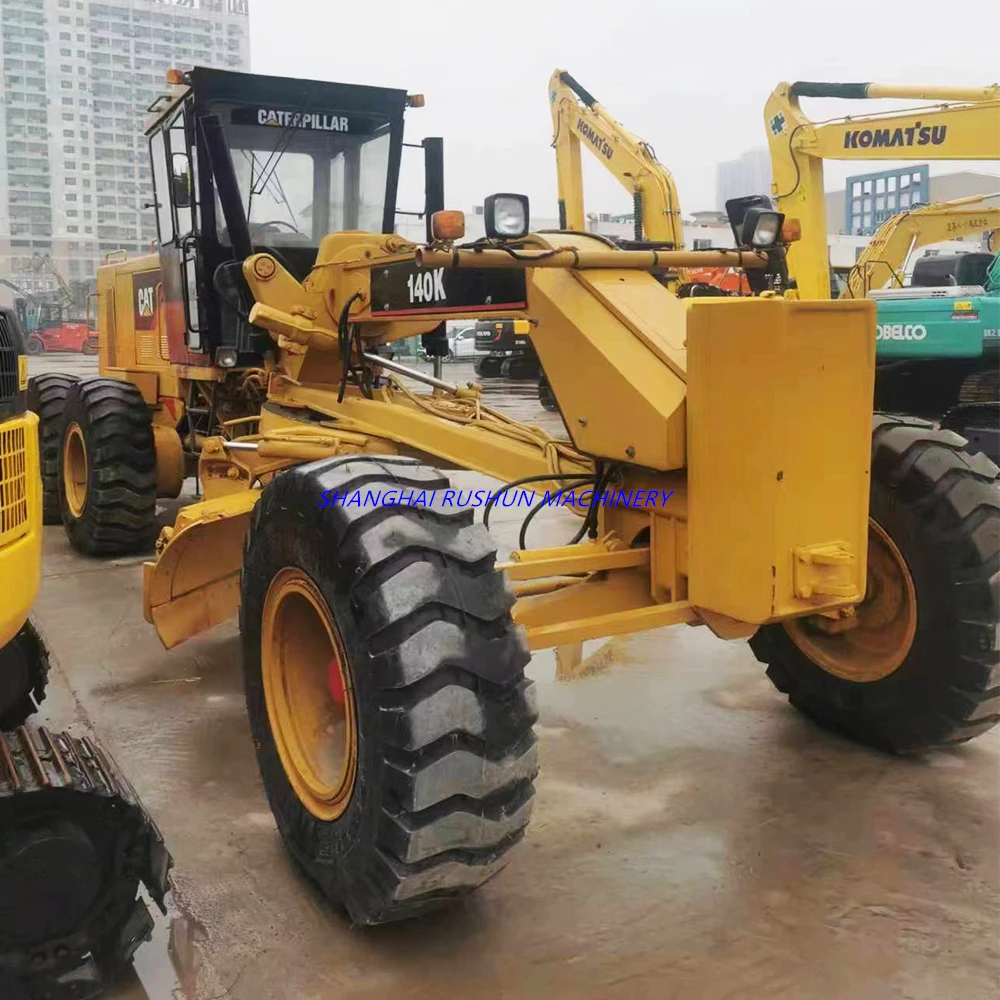 Construction engineering 14TON Second-hand machinery CATERPILLAR CAT 140H used wheel grader