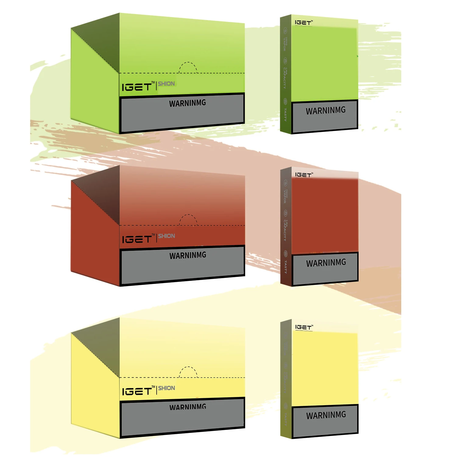 100 % original iget packaging 100 % original shion  IGET