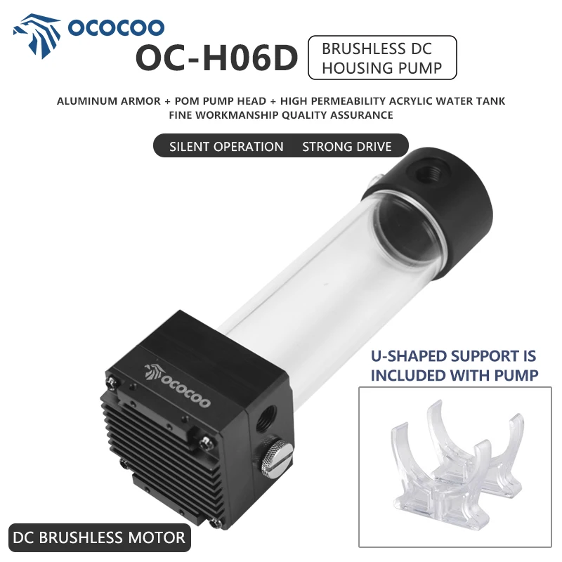 Компьютерная ПК система водяного охлаждения DC 12 В насос Ococoo PWM скорость регулирования тихий водяной