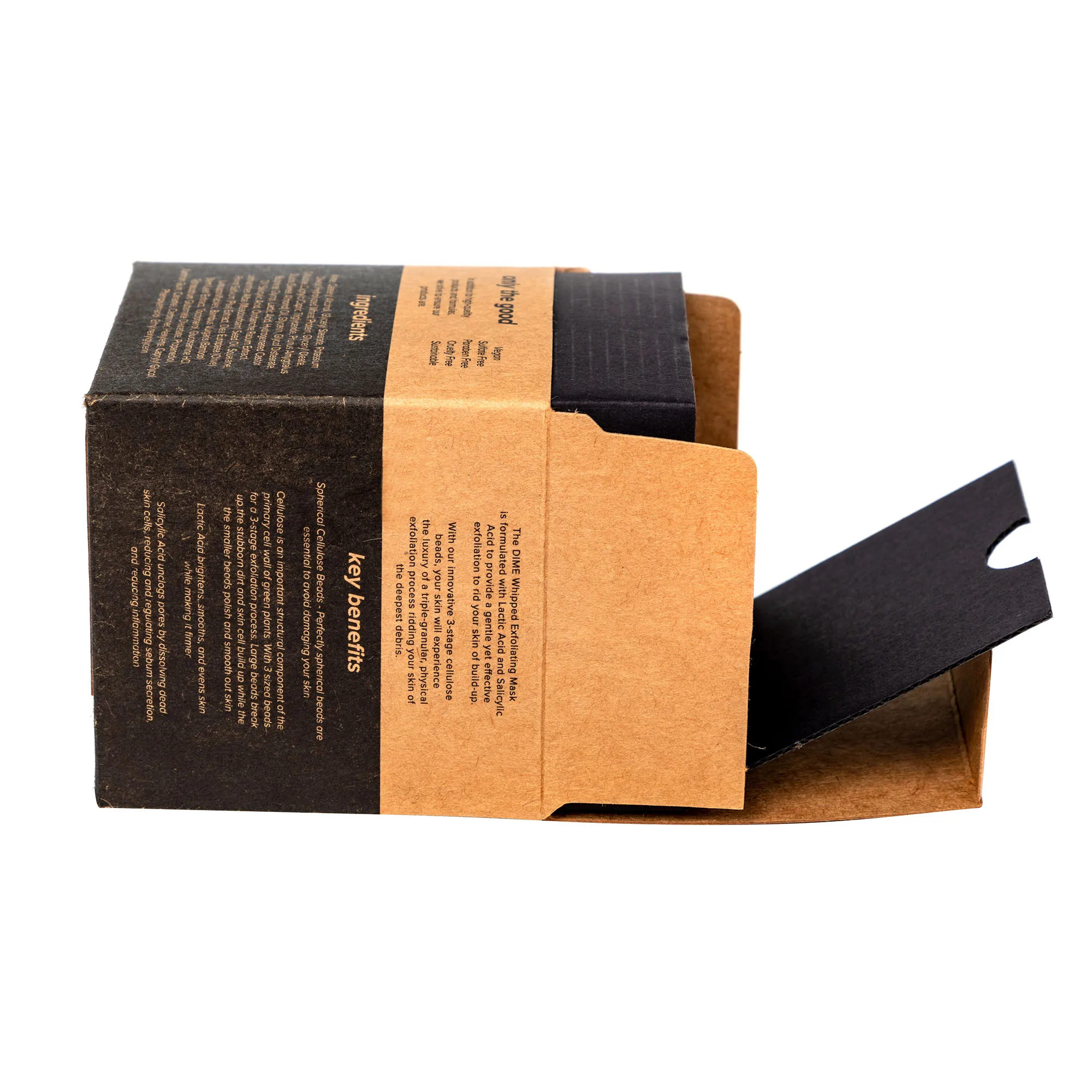 wholesale custom recyclable nature brown kraft paper toner essence moisturizer facial cleanser skincare product packaging box