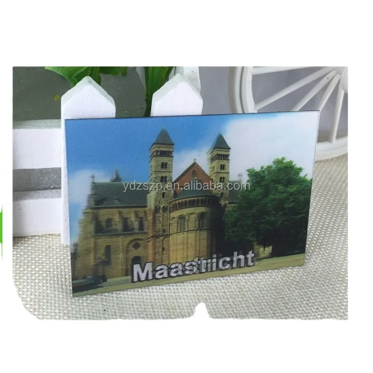 Custom Russian souvenir Decorative tourist fridge magnet refrigerator magnet with 3D lenticular printing