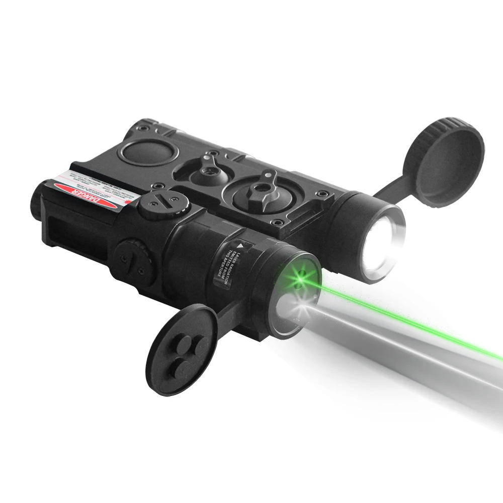 LASERSPEED IP68 Waterproof 4 in 1 IR Laser Illuminator Infrared Green Laser Sight Tactical Flashlight with Laser Combo