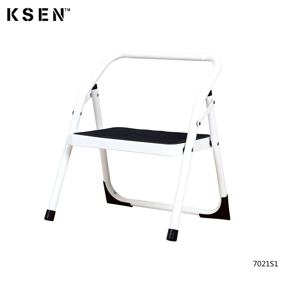 Multi-Use 1-Step Ladder Folding Step Stool with Anti Slip Sturdy and Wide Pedal Stepladder for Home And Kitchen Space Saving