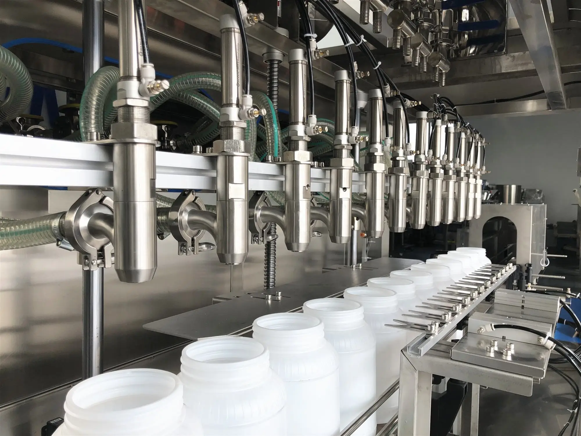 FILLING AUTO BRAND Whipped Cream Ketchup Bottle Chili Sauce Shampoo Jam Automatic Piston Filling Machine