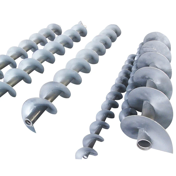 Нержавеющая сталь, углеродистая сталь, винтовые конвейерные детали из марганцевой стали, винтовой вал