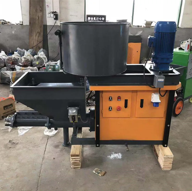 New product mixer and mortar spraying machine